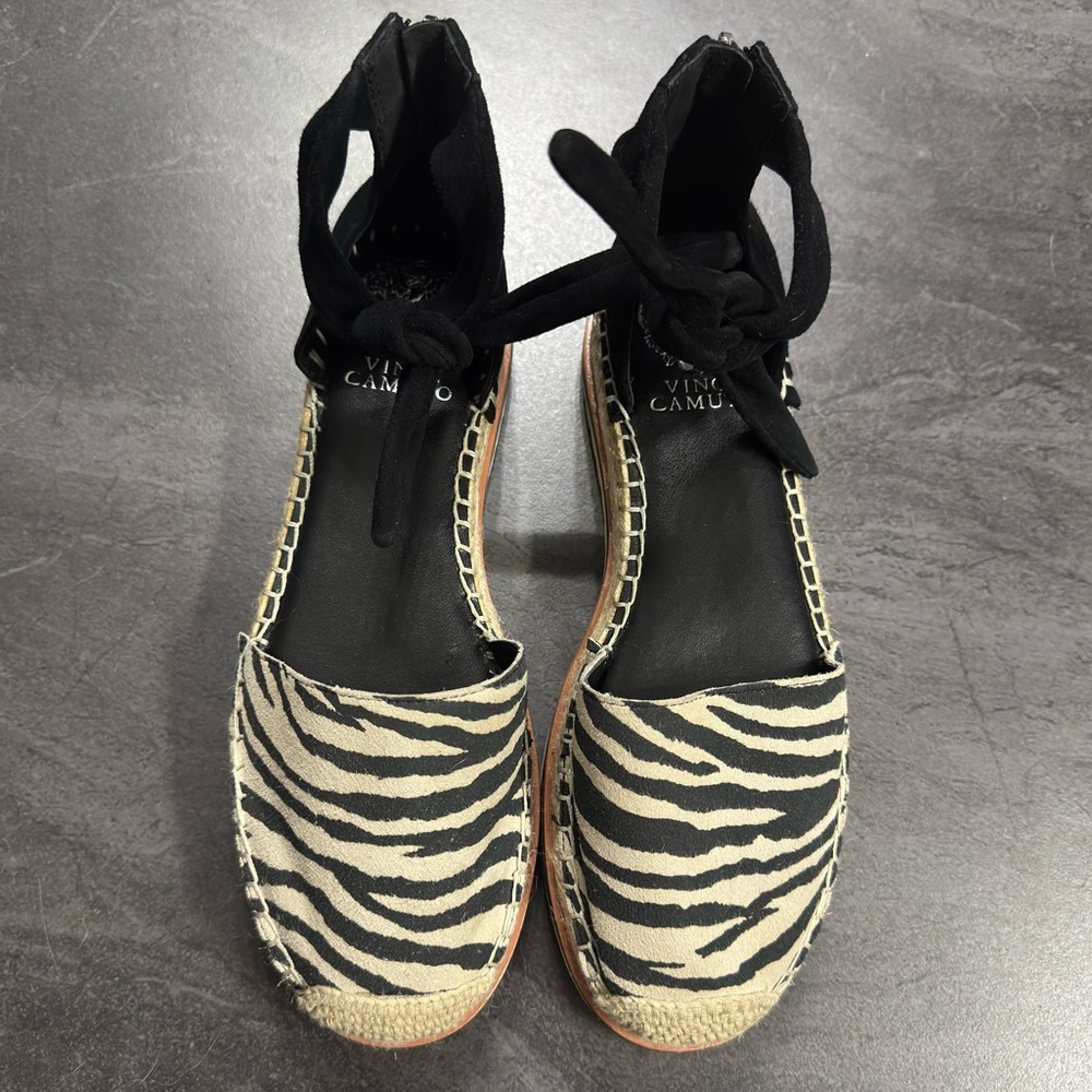 Vince Camuto Binadee Flatform Leather Espadrilles